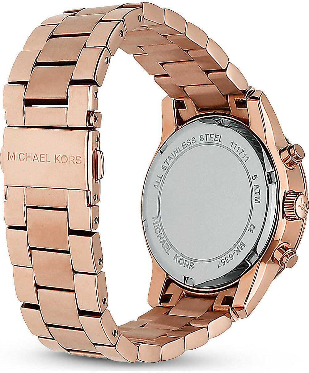 Michael Kors Ritz - Horloge - Roségoud Roze