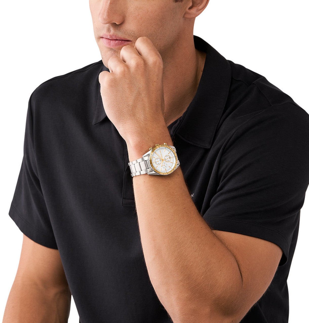 Michael Kors Accelerator - Horloge - Wit Divers