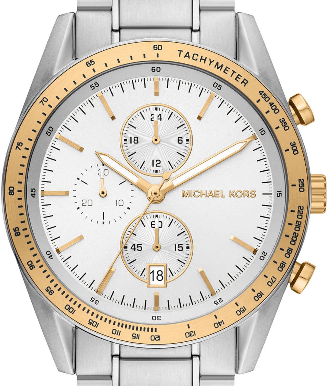 Michael Kors Accelerator - Horloge - Wit Divers