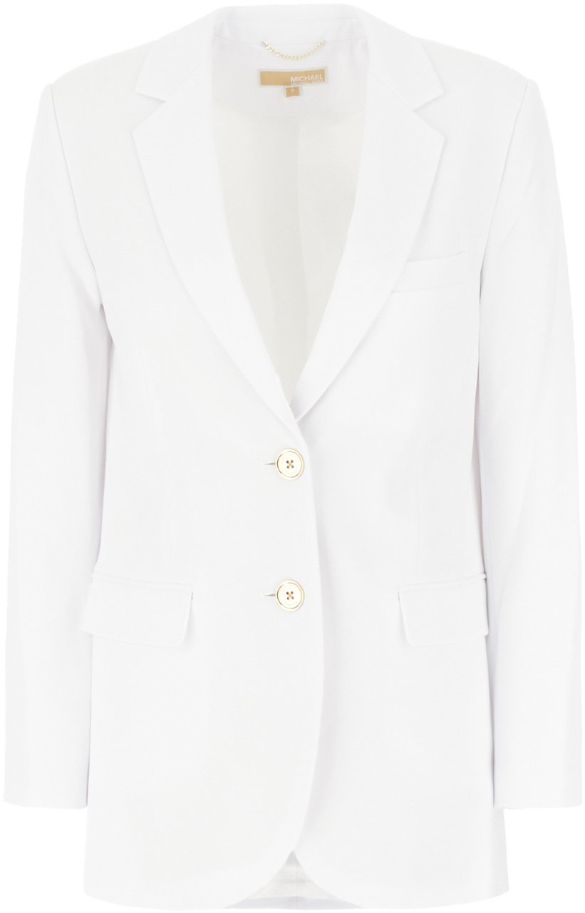 Michael Kors Michael Kors White triacetate blend blazer Wit