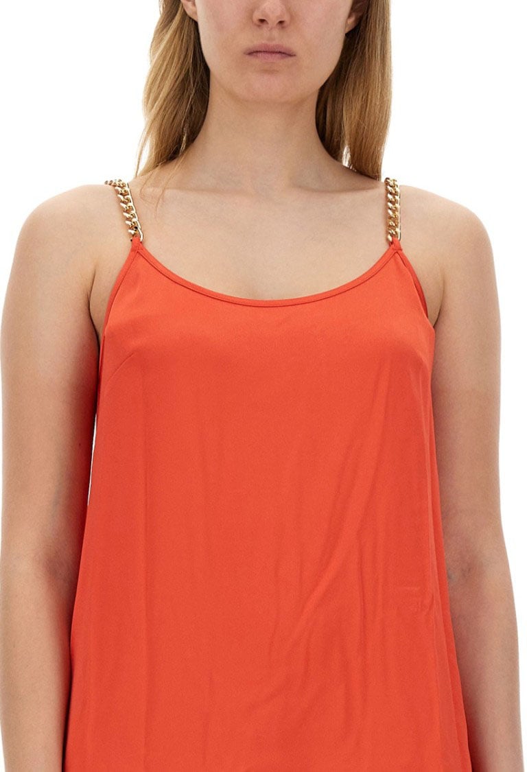 Michael Kors Dress With Chain Straps Rood