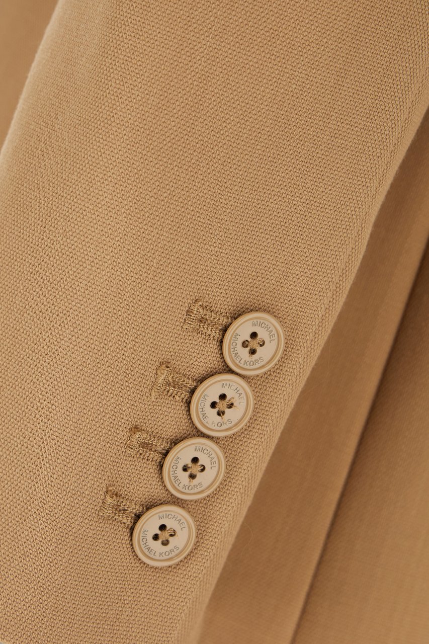 Michael Kors Michael Kors Biscuit polyester blend blazer Bruin