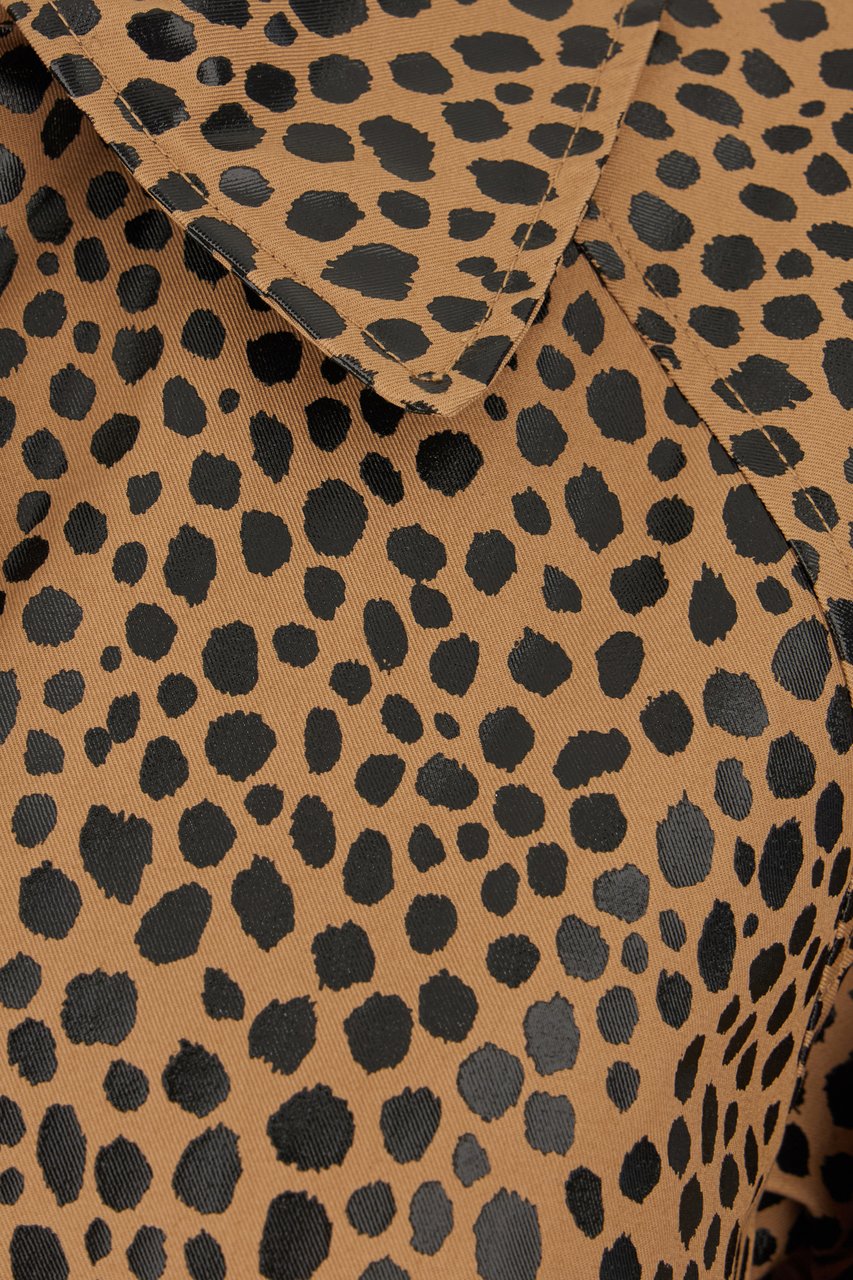 Michael Kors Michael Kors Printed cotton trench Dierenprint