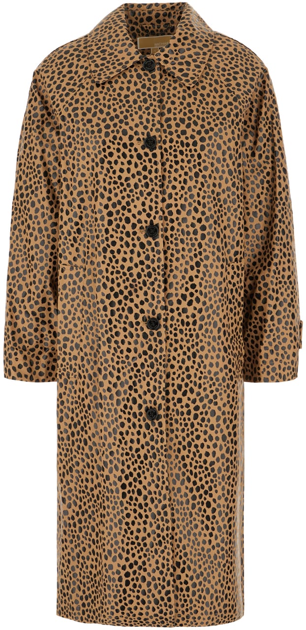 Michael Kors Michael Kors Printed cotton trench Dierenprint
