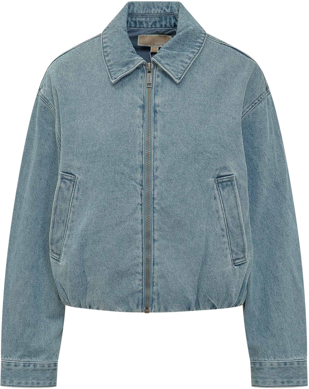 Michael Kors Denim Bomber Jacket Lichtblauw