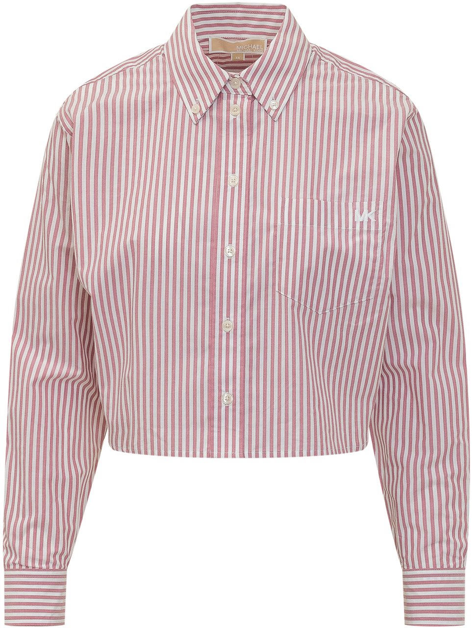 Michael Kors Cropped Oxford Shirt Roze