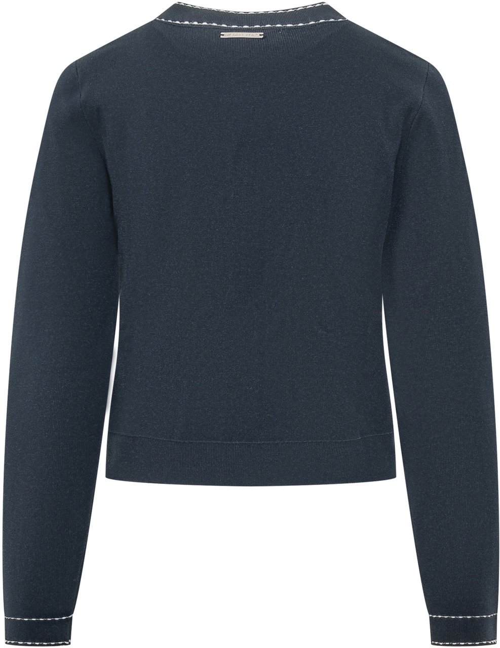 Michael Kors Contrast Cardigan Navy