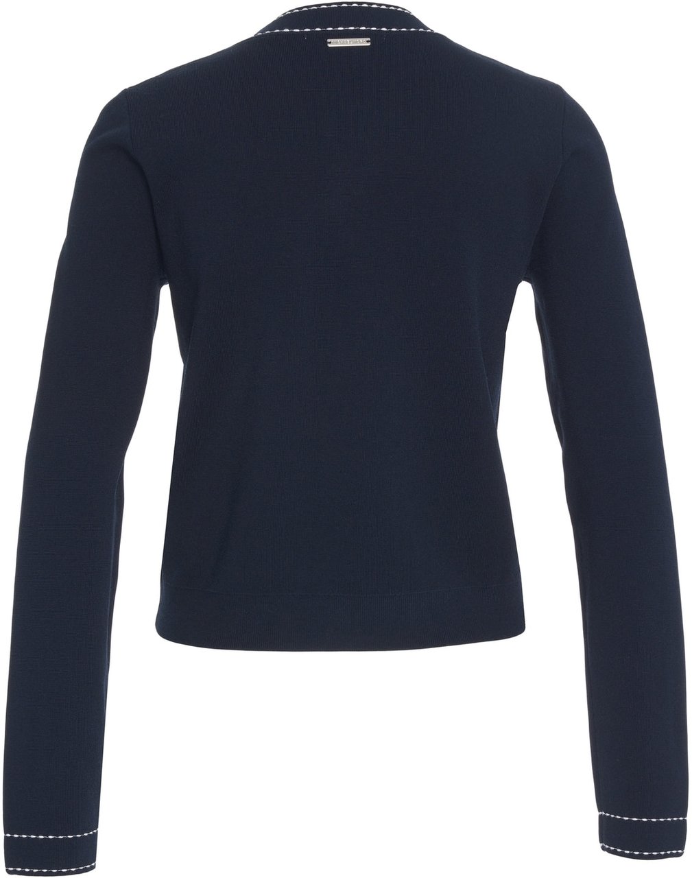 Michael Kors Cardigan with contrast stitching Blauw