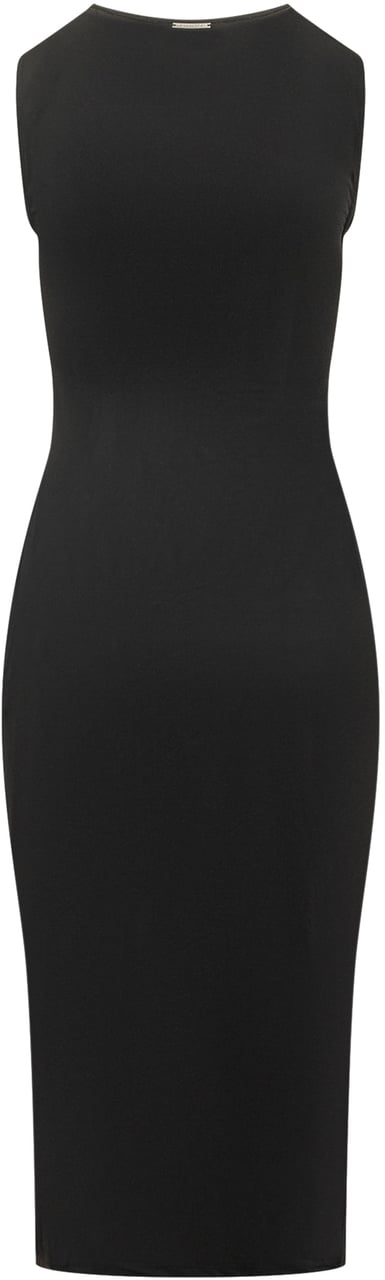 Michael Kors Abito Midi Zip Zwart