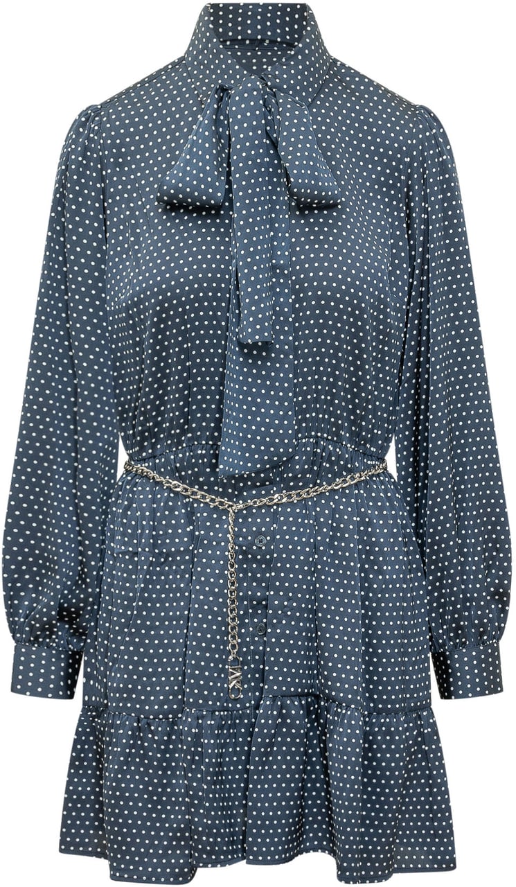 Michael Kors DOT LS MINI DRESS Navy