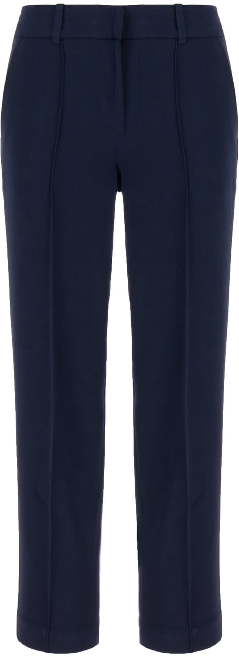 Michael Kors Michael Kors Midnight blue triacetate blend pant Blauw