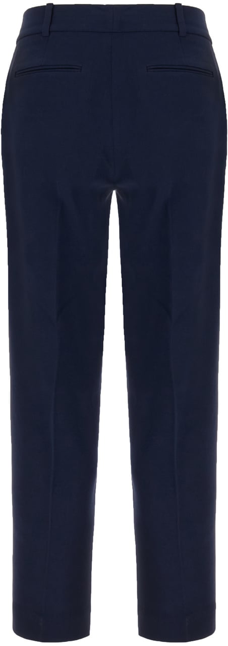 Michael Kors Michael Kors Midnight blue triacetate blend pant Blauw