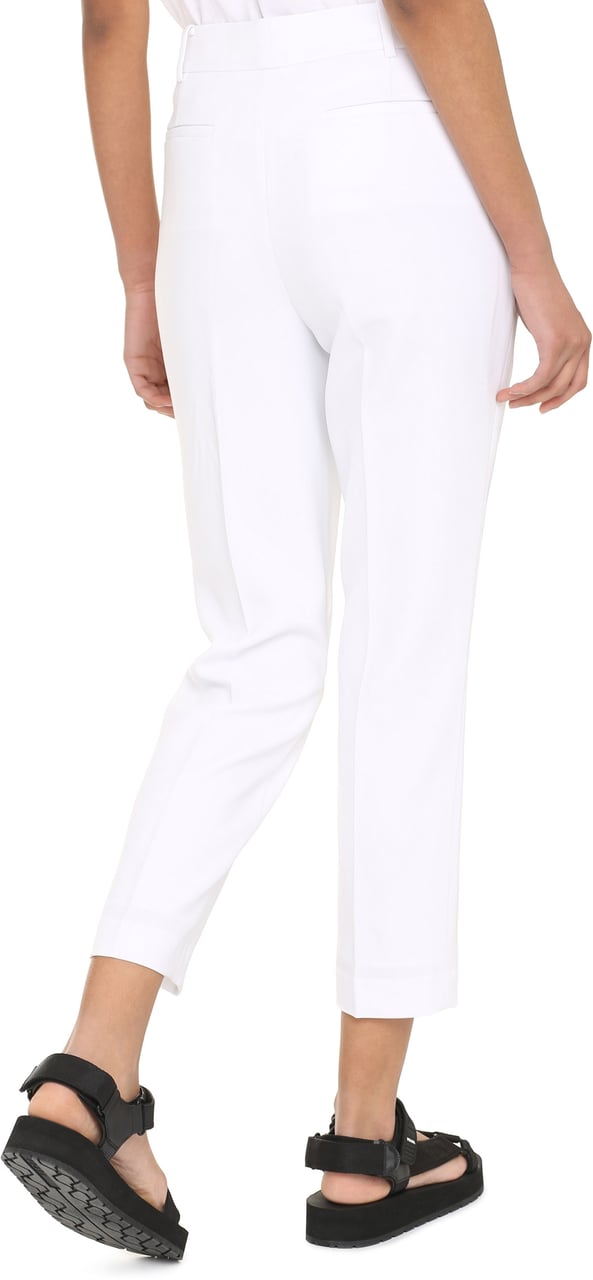 Michael Kors Crêpe trousers Wit