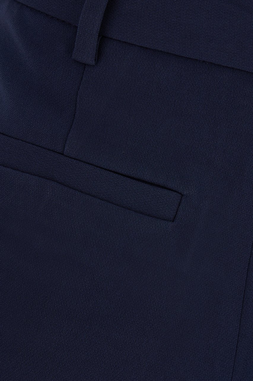 Michael Kors Michael Kors Midnight blue triacetate blend pant Blauw