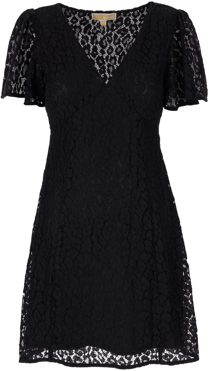 Michael Kors Michael Kors Black laces mini dress Zwart