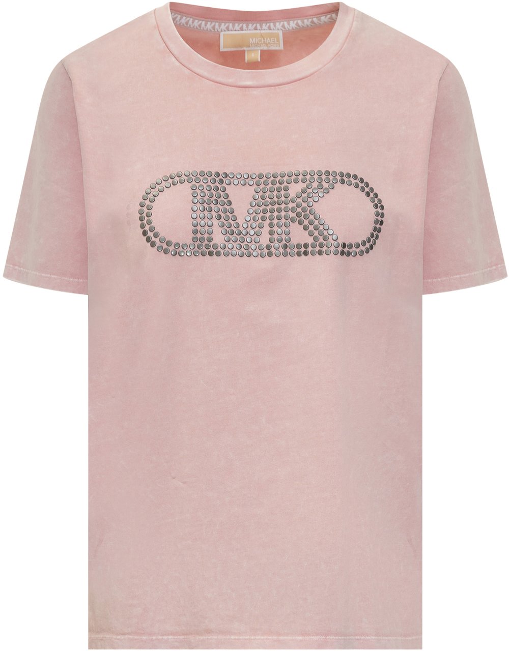 Michael Kors T-Shirt con Borchie Empire Roze