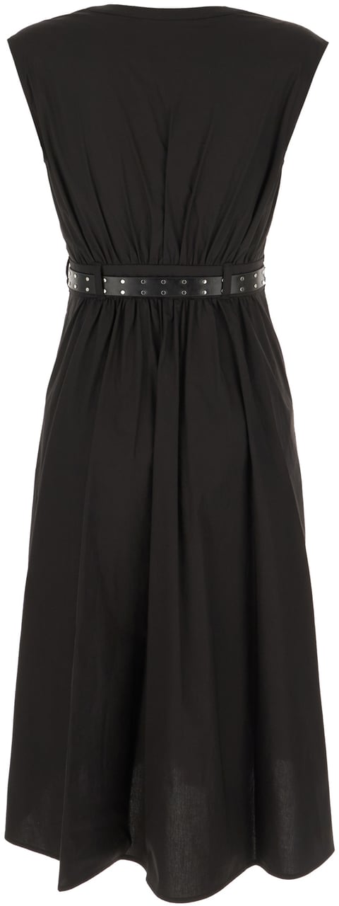 Michael Kors Michael Kors Black stretch cotton dress Zwart