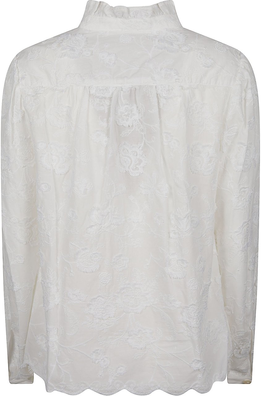 Michael Kors Long Slevee Blouse White Wit