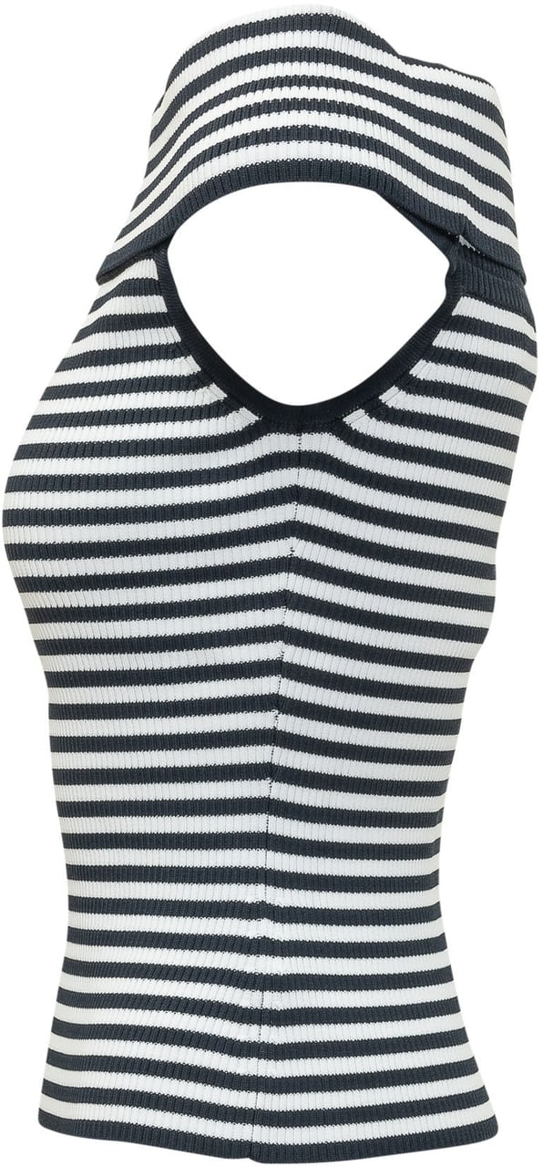 Michael Kors Top a Righe con Scollo a Barchetta Divers