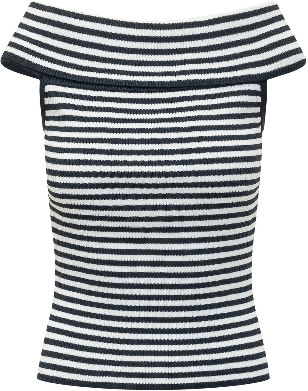 Michael Kors Top a Righe con Scollo a Barchetta Divers