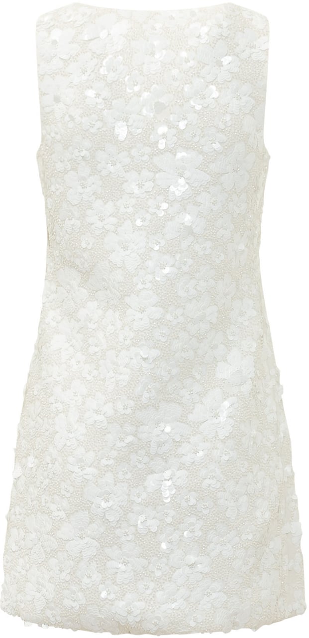 Michael Kors Abito con Scollo a V e Stampa Floreale Wit