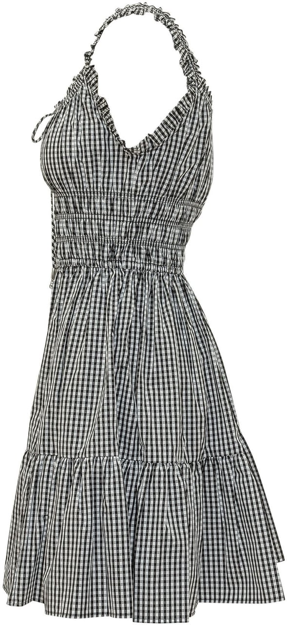 Michael Kors Abito Mini con Spalline e Volant Divers