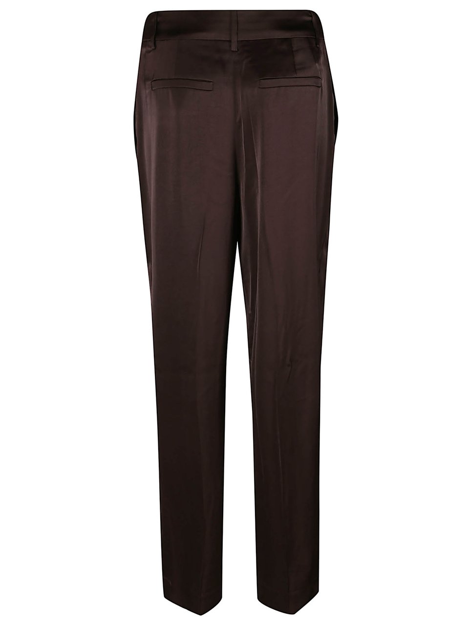 Michael Kors Satin Wide Leg Pant Brown Bruin