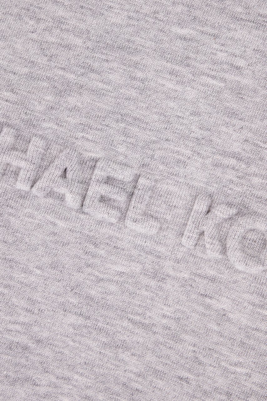Michael Kors Michael Kors Melange grey cotton blend t-shirt Grijs