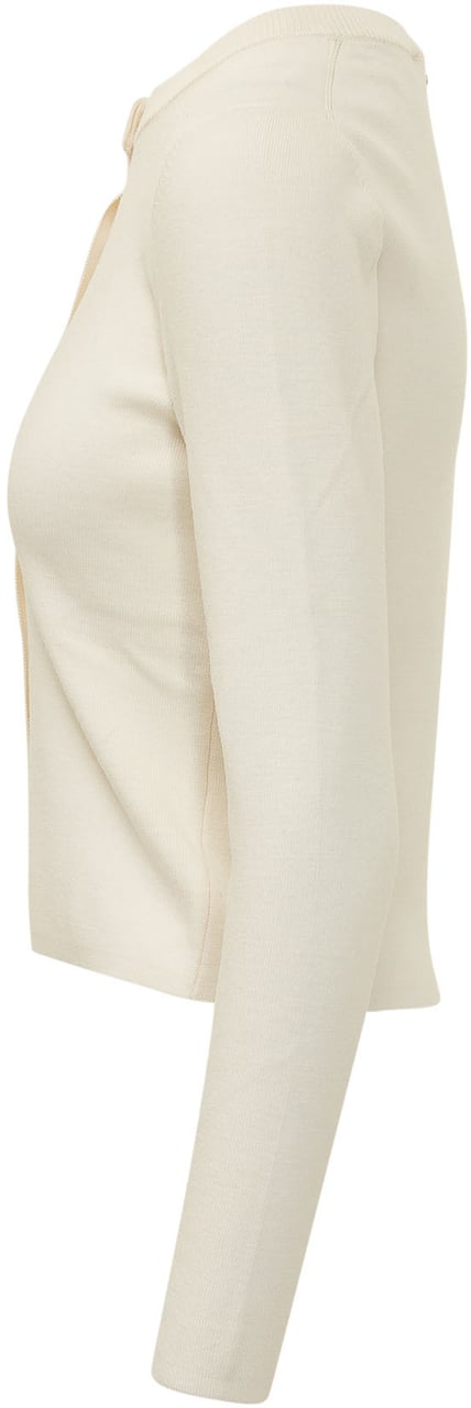 Michael Kors Cardigan Corto con Chiusura a Bottoni Wit