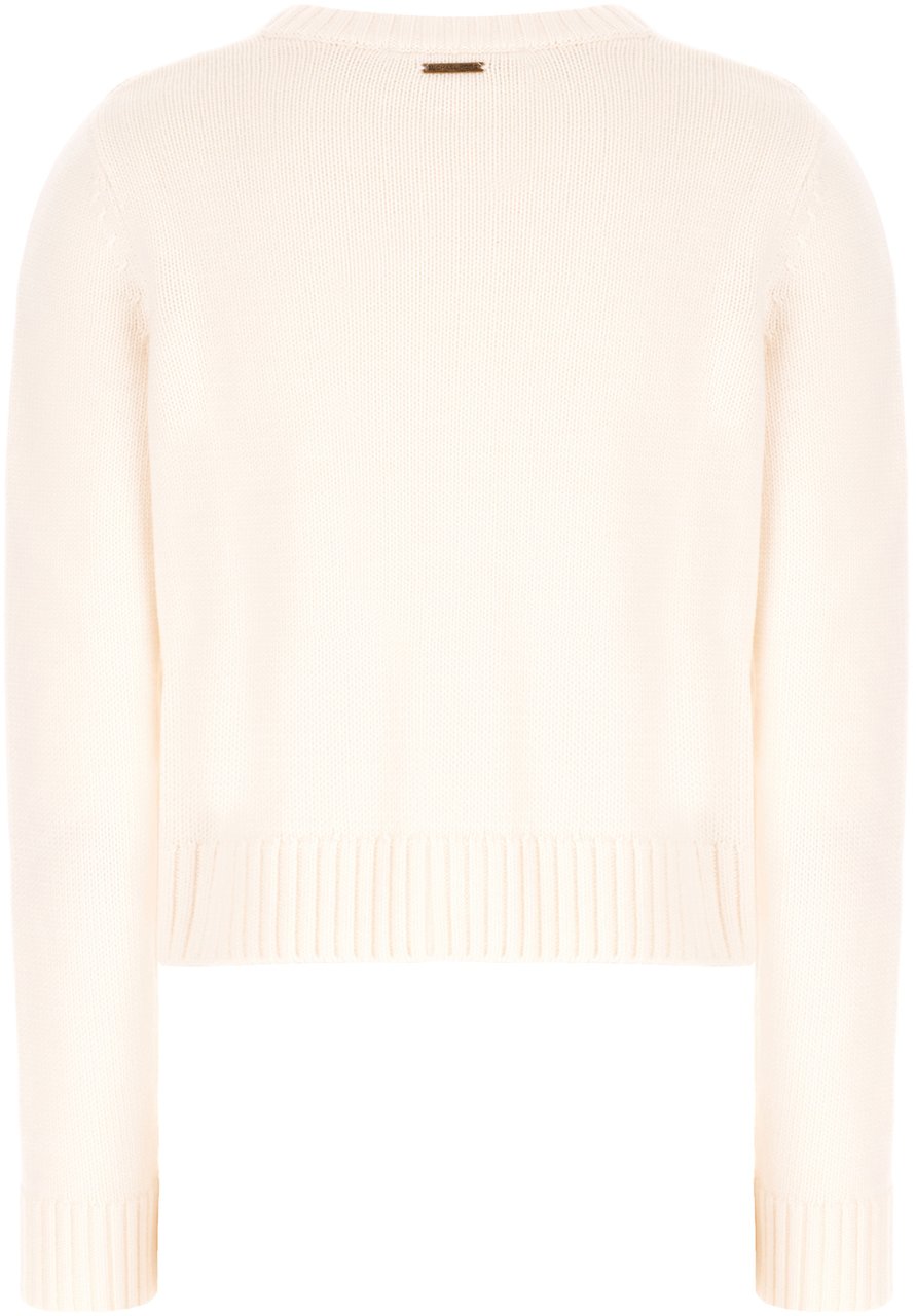 Michael Kors Michael Kors Ivory wool cardigan Neutraal
