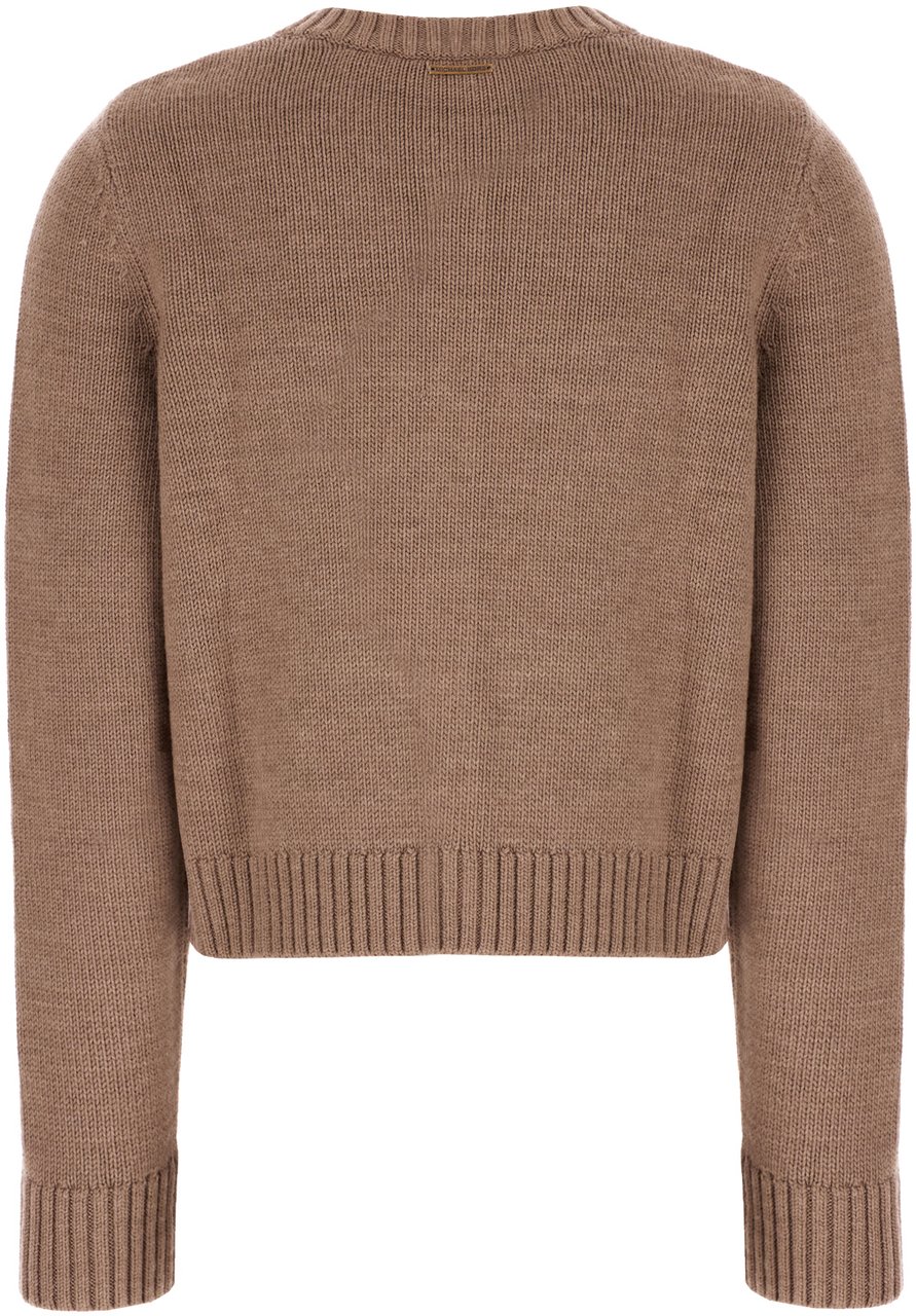 Michael Kors Michael Kors Biscuit wool cardigan Bruin