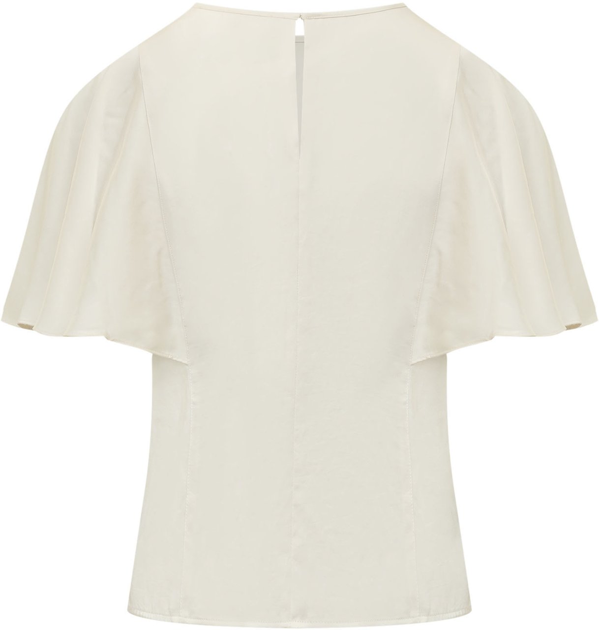 Michael Kors Top con Maniche a Cappa Wit