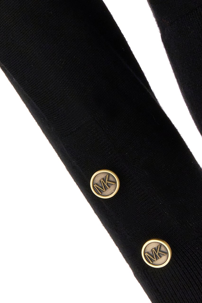 Michael Kors Michael Kors Black stretch wool blend sweater Zwart