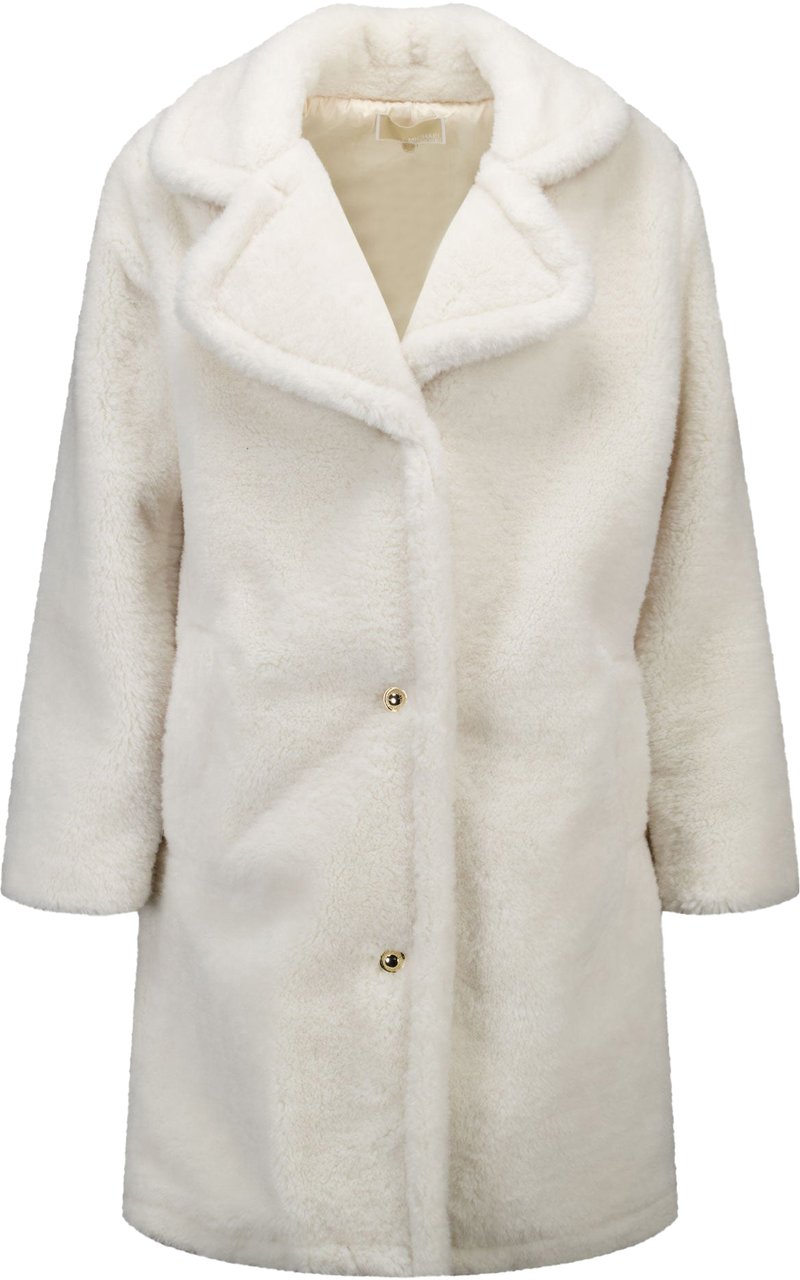 Michael Kors Michael Kors Kinder Meisjes Faux Fur Jassen In Off White Wit