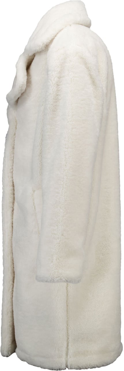 Michael Kors Michael Kors Kinder Meisjes Faux Fur Jassen In Off White Wit