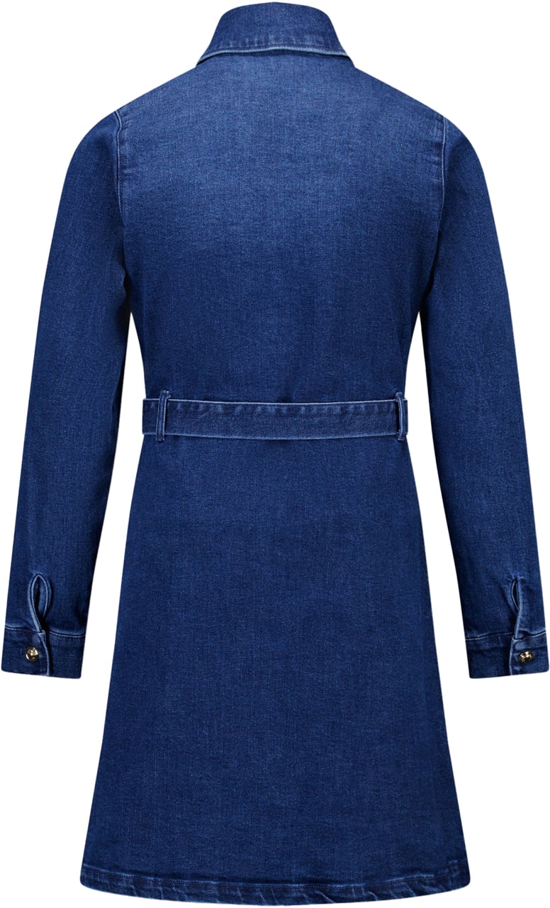 Michael Kors Michael Kors Kinder Meisjes Jurk In Jeans Blauw