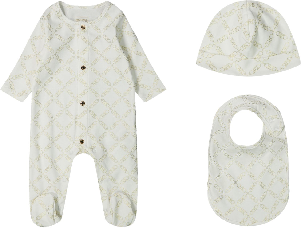 Michael Kors Michael Kors Baby Meisjes Boxpakje In Off White Wit
