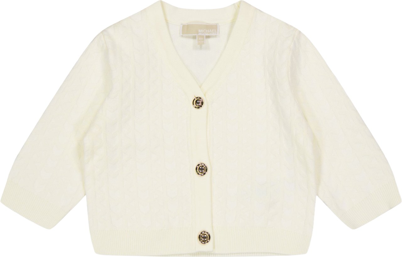 Michael Kors Baby Meisjes Vest In Ecru Beige