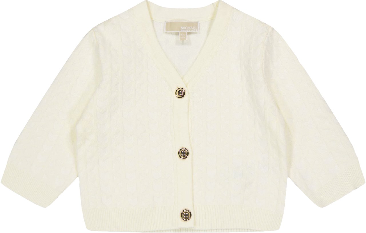 Michael Kors Michael Kors Baby Meisjes Vest In Ecru Beige