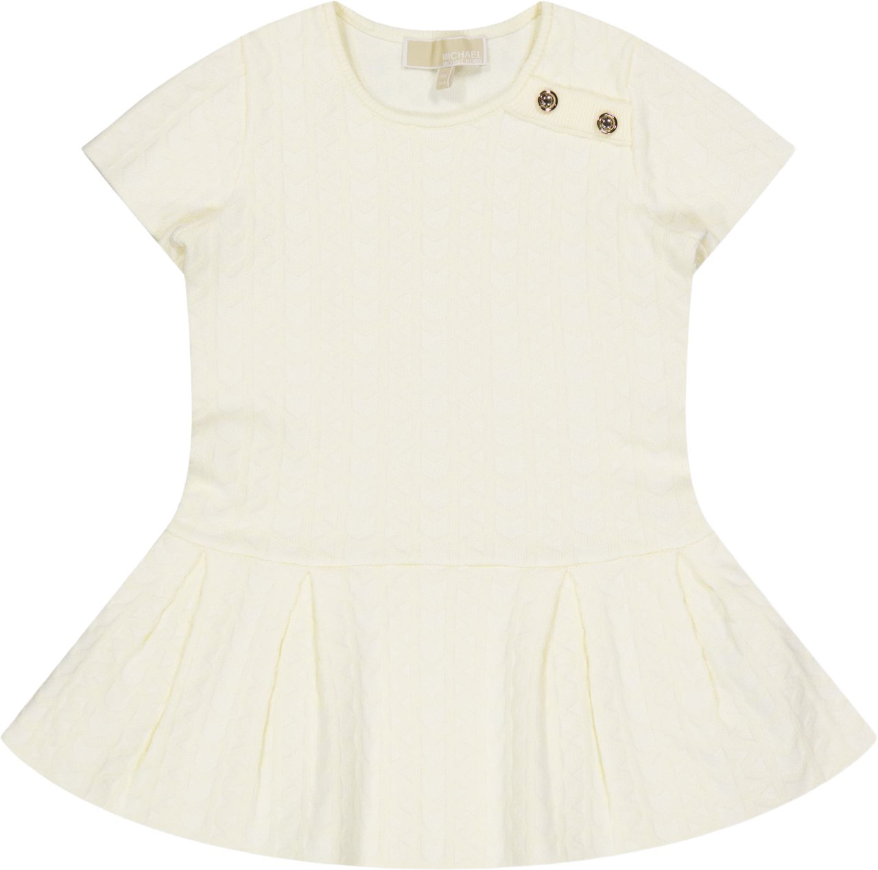 Michael Kors Baby Meisjes Jurk In Ecru Beige