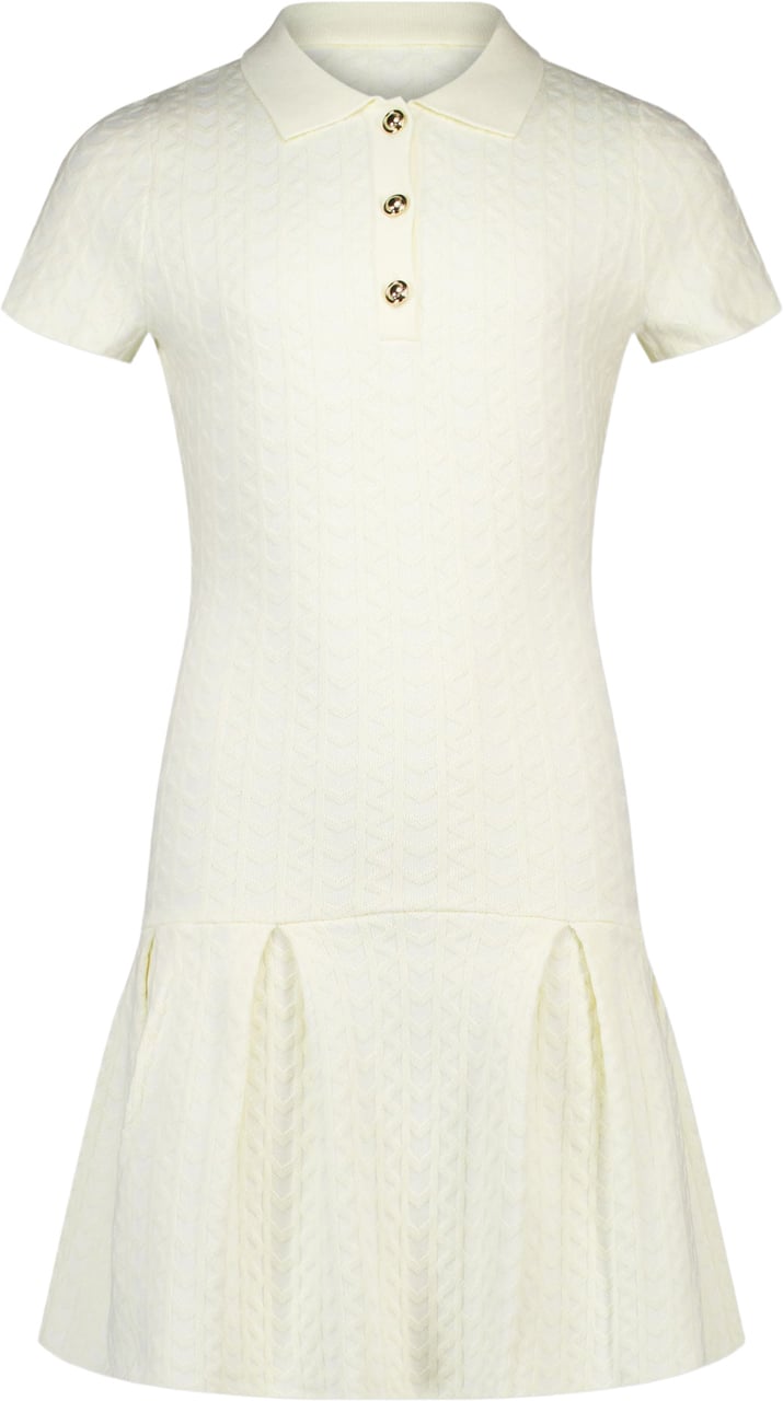 Michael Kors Kinder Meisjes Jurk In Ecru Beige