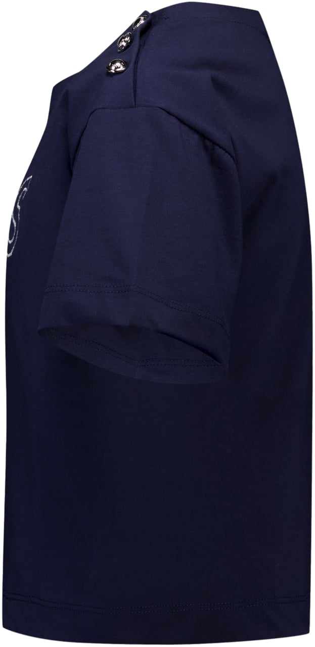 Michael Kors Michael Kors Kinder Meisjes T-Shirt In Navy Blauw