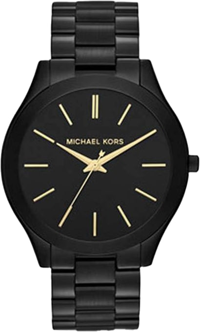 Michael Kors MK3221 - Slim Runway horloge Zwart