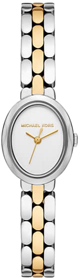 Michael Kors Michael Kors Horloge MK4956 Maude Mini Bi-Color Staal Quartz Zilver