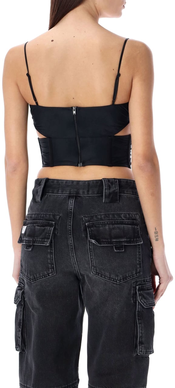 MISBHV Pandora Lycra Corset Black Nero Zwart