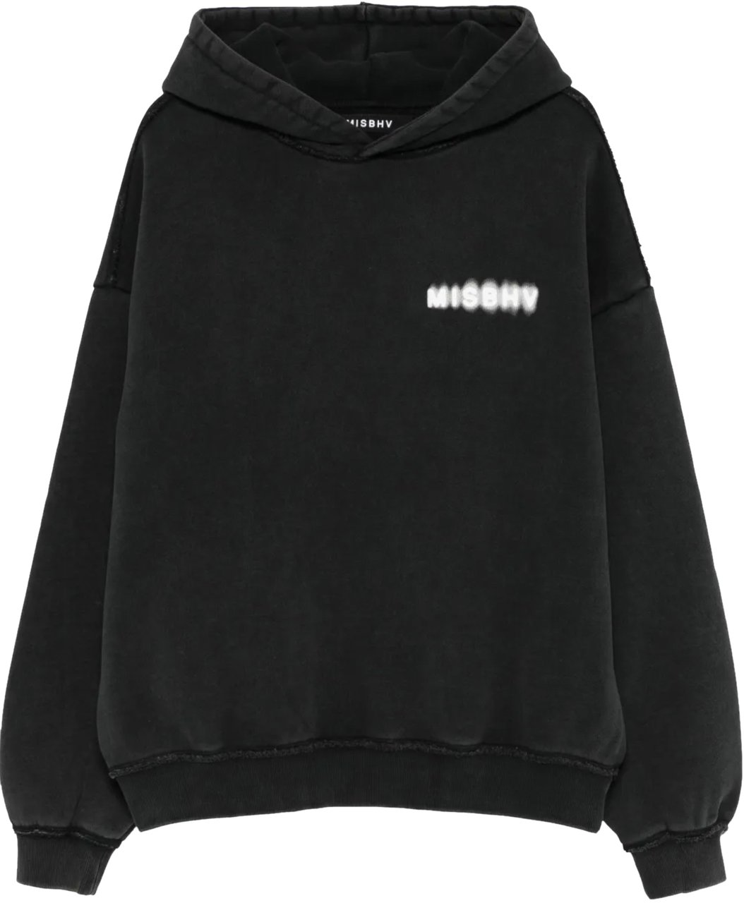 MISBHV Community Hoodie Washed Black Zwart