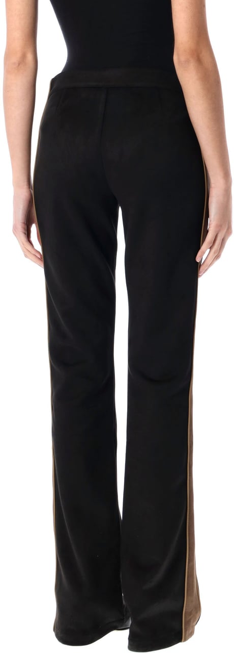 MISBHV Faux Suede Moto Pants Nero Zwart