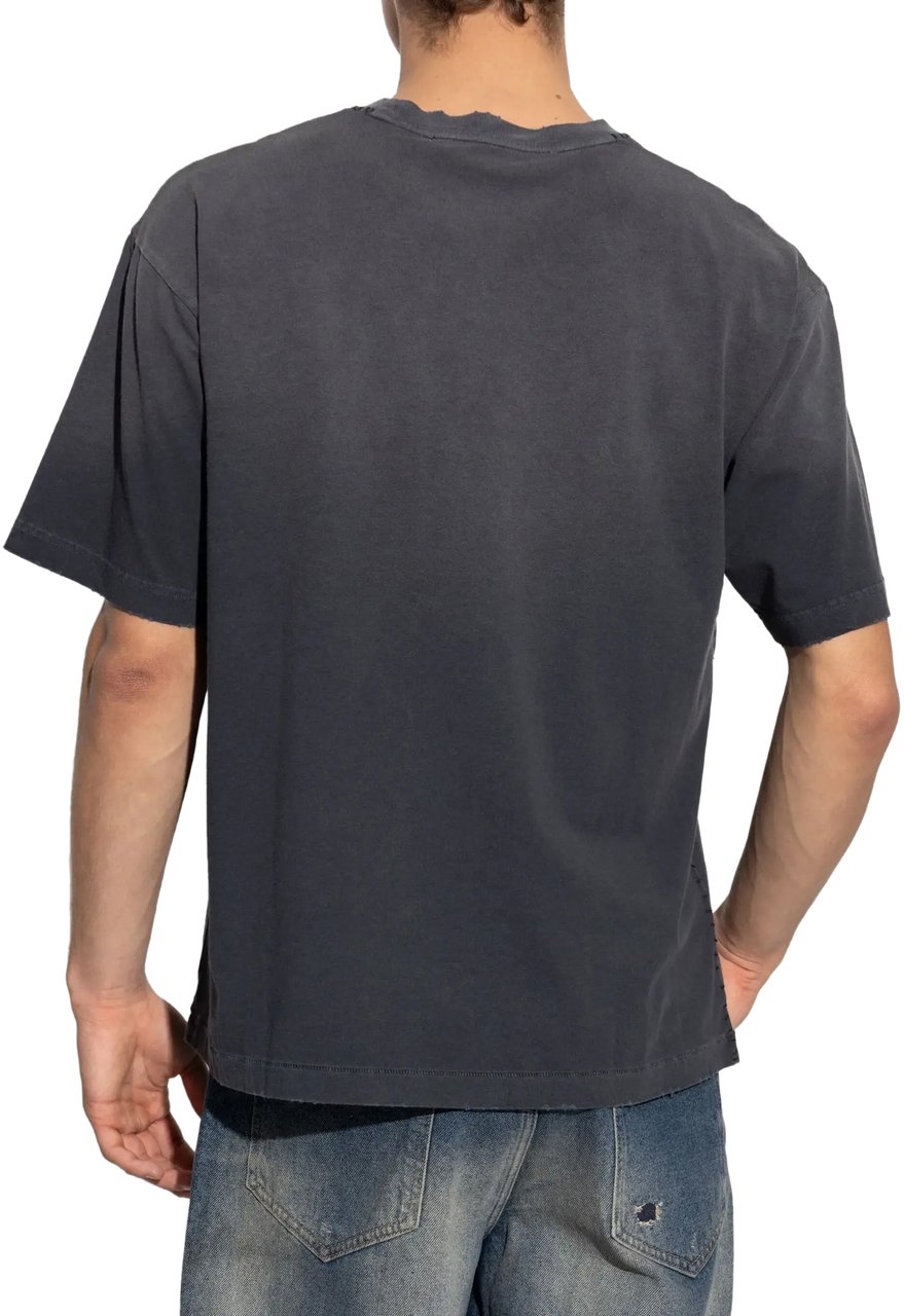 MISBHV Vintage Washed Out T-shirt Washed Black Zwart