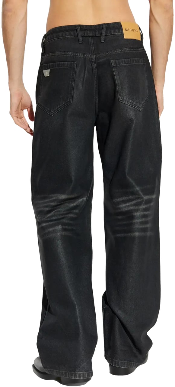 MISBHV Austin Coated Jeans Black Zwart