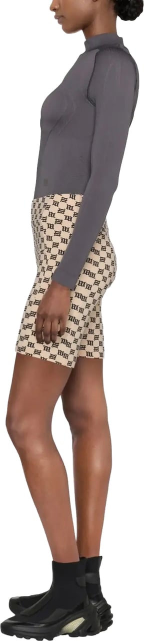 MISBHV Monogram Biker Shorts Beige Beige